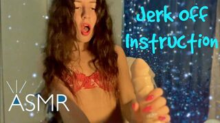 ASMR JOI - Jerk off Instructions . Sperm on my Face !