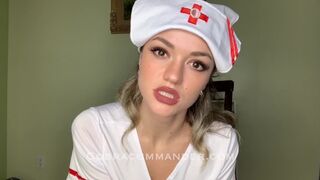 Nice Nurse Sperm Encouragement Guided Masturbate JOi POINT OF VIEW