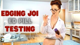 FemDom Edging Jerk off Instructions from Charming Domme Doctor Testing ED Pills by Goddess Nikki Kit