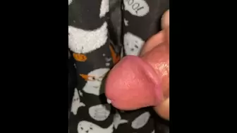 Horny Step Dad Climax on my Halloween Socks! I Gave him a Lick Job while we Watched Porn Together!