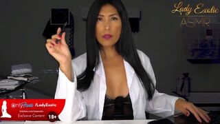 ASMR Exotic Brunette Doctor gives you a Hand-Job