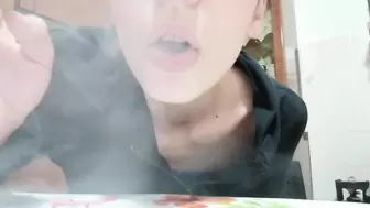 ALLURING SMOKING YOUNGSTER