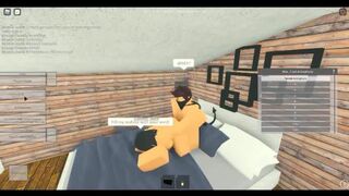 Thot Gets a Dick Shoved down her Butthole | Roblox Sex