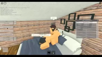 Thot Gets a Dick Shoved down her Butthole | Roblox Sex