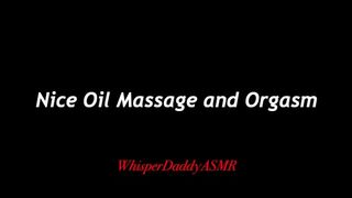 ASMR - Oil Massage and Climax [request] Audio only - Male Voice