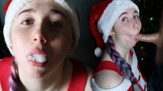 Santa's Helper Swallows Prick & Gets a Special Surprise