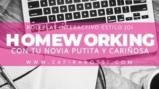 ROLEPLAY & JOI HOME OFFICE CON TU NOVIA PUTITA Y CARIÑOSA [HOMEWORKING] ASMR AUDIO ONLY| SWEET SOUNDS
