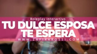 ROLEPLAY INTERACTIVO "TU DULCE ESPOSA TE ESPERA" [ASMR] SOLO AUDIO | ARGENTINA CALIENTE