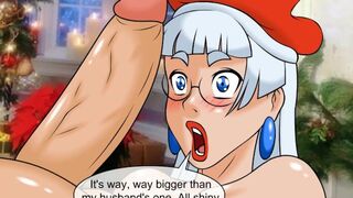 [xmas Asian Cartoon Game] Christmas Pay Rise - Mrs. Santa Rides Cheat on her Boy with Sparky the Elf