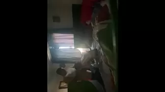 Step Sister Caught me so I Jizzed in her Mouth