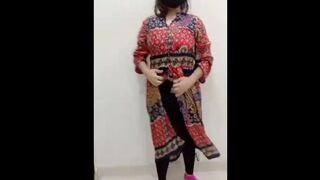 Pakistani Bitch Sweet Striptease Nude Dance at Home