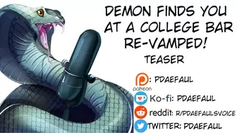 [M4F] Erotic Audio: Demon Finds you at a College Bar: Re-Vamped (Teaser)