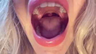 SUCKING mr Blue: come Play inside my GIANTESS MOUTH /ASMR VORE/ HQ - Close up