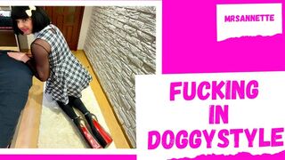 SISSY AMATUER CROSSDRESSER FUCKING in Doggystyle