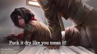 Mikasa Ackerman CEI - be her little Cumslut (Femdom)